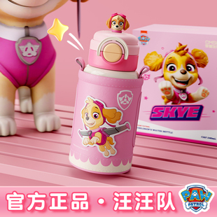 山姆热卖汪汪队立大功儿童宝宝水杯创意女生新款保温杯学生吸管杯