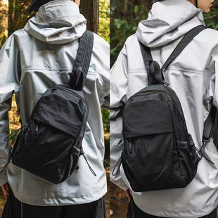 多功能两用胸包男女户外出行旅游轻便小型双肩包防水登山包斜挎包