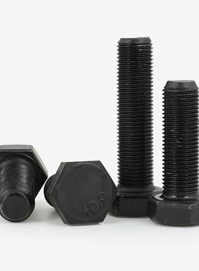 10.9级细牙外六角螺丝幼牙细扣螺栓细丝螺杆M10M12M14M16M18M*1牙