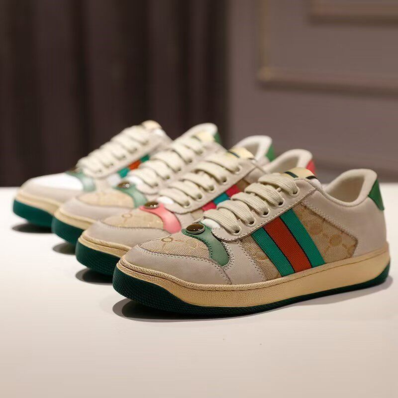 高定经典款脏脏鞋真皮时尚百搭休闲女款鞋子运动情侣鞋做旧板鞋潮