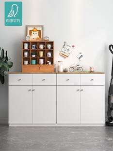 现代简约餐边柜实木多功能储物柜客厅零食茶水柜收纳置物柜子定制