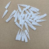 100个装 黑骑士雅阁陈思雨蓝朋友白精灵半抛纹绣机单针帽毛尖针帽