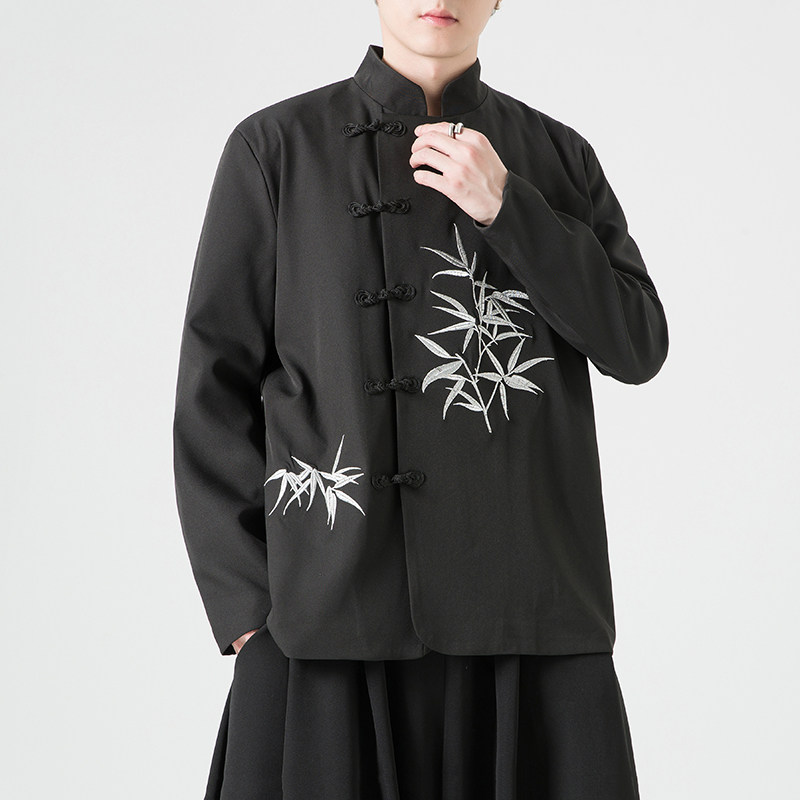 风2026春 新中式西服  刺绣款  立领盘扣 西装外套A105-p110图片