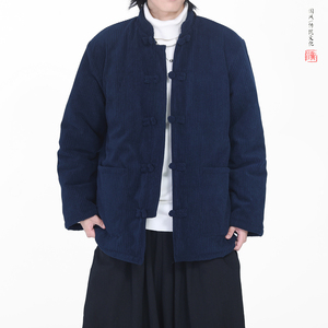 灯芯绒冬2025新中式盘扣外套 保暖唐装红棉衣外套A550-P148图片