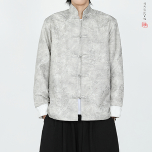 提花款2025秋 新中式风 夹克唐装外套A5807-P110图片