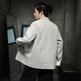 2026春仿麻竹节抗皱新中式婚礼唐装汉服夹克A651-P105，男装夹克，钱塘7008(原4008)
