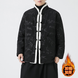 冬2025灯芯绒新中式唐装棉衣加厚汉服棉袄外套A228-P140