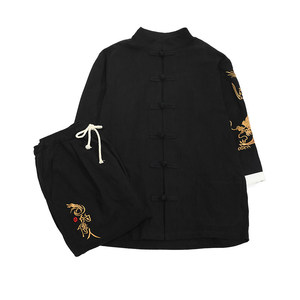 2026夏天新 风 大龙刺绣款 开衫盘扣 汉服套装特价A1072-p70图片