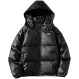 J200*冬款新品2021冬装连帽大码百搭皮衣棉衣外套，男装棉衣，钱塘7008(原4008)