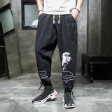 风2026春款抽绳束脚裤宽松长裤休闲裤特价A770-p45，男装休闲裤，钱塘7008(原4008)