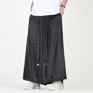缎面冰丝 垂感2026夏季风  阔腿裤长裤 休闲裤A2007-p68图片