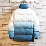 J196砖墙渐变撞色双十二主推2020冬M-5XL大码立领棉衣棉服P120，男装棉衣，钱塘7008(原4008)