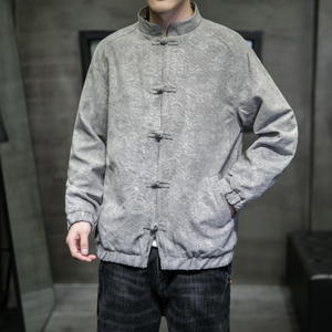A6003风2021中龙花纹 秋冬装 汉服盘扣 外套图片
