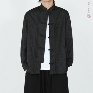 折叠款衬衫 2025秋  新中式 风 盘扣 长袖衬衫A5806*P68图片