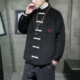现货冬2025灯芯绒加厚盘扣棉衣棉服外套A7103*P100，男装棉衣，钱塘7008(原4008)