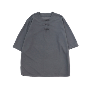 跑量有货 风夏2026 盘扣汉服短袖男T恤A9006-p48图片