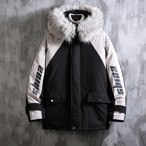 DJ297*加厚2020冬装新款 连帽工装大码百搭 棉衣棉服外套P105图片