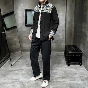 棉麻风龙款2026春款  盘扣 汉服套装特价 A703-P70图片