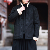 麂皮绒提花龙冬2025新中式盘扣外套唐装红棉衣外套A551-P148，男装棉衣，钱塘7008(原4008)