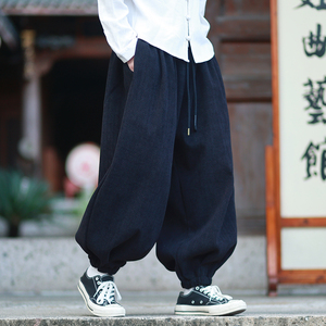 雪尼尔加厚提花款 百搭秋冬 2025宽松版哈伦 灯笼裤A561-p78图片