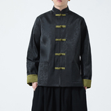 有货！提花2026春新中式婚礼唐装汉服夹克外套A653-P110，男装夹克，钱塘7008(原4008)
