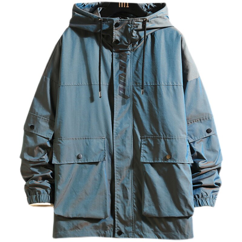 AJ293*棉服大码M-5XL秋冬2021连帽渐变外套棉衣,男装棉衣,钱塘7008(原4008)