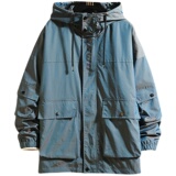 AJ293*棉服大码M-5XL秋冬2021连帽渐变外套棉衣，男装棉衣，钱塘7008(原4008)