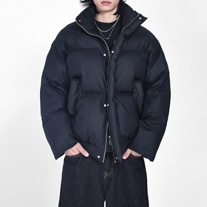 跑量2025PU皮立领棉服男  保暖情侣棉服潮牌美式皮衣棉衣A525*P88图片