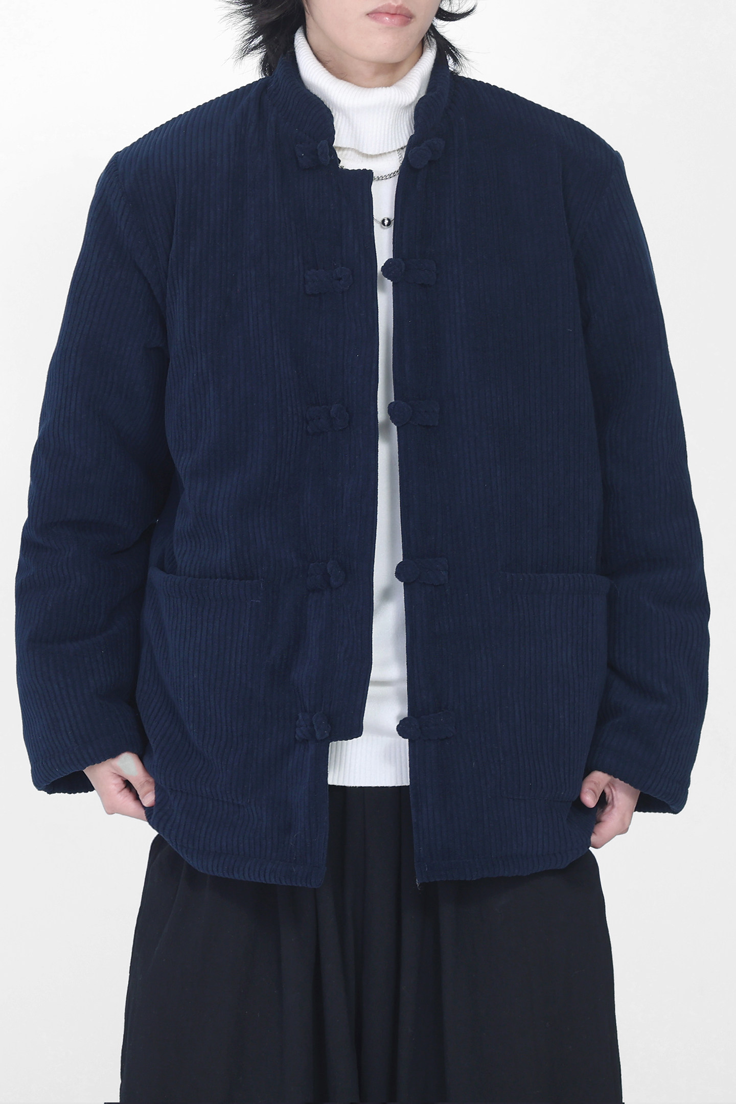 灯芯绒冬2025新中式盘扣外套保暖唐装红棉衣外套A550-P148,男装棉衣,钱塘7008(原4008)