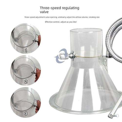 加厚透口吸烟盖字数工厂排气吸烟盖钟塑料小焊明料吸烟盖排气盖