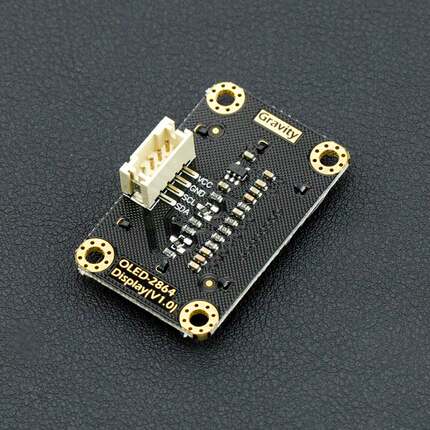 DFRobotGravity:I2C OLED-2864显示屏便携模块SSD1306兼容Arduino