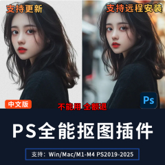 PS一键抠图插件Topaz ReMask5智能快速抠毛发丝婚纱背景Win/Mac