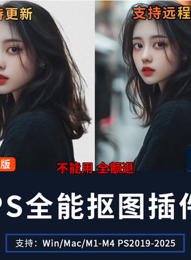 PS一键抠图插件Topaz ReMask5智能快速抠毛发丝婚纱背景Win/Mac