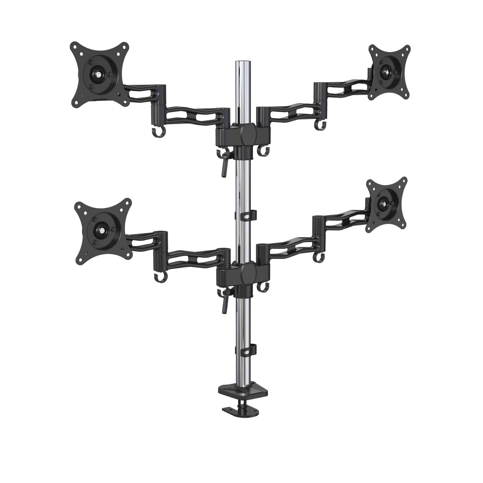 长臂猿电脑桌面液晶显示器支架D08C-2折叠拉伸旋转多屏电脑支架