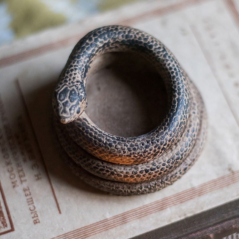 创意烟灰缸复古做旧香插香座摆件