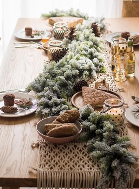 圣诞装饰藤蔓拍摄场景布置道具