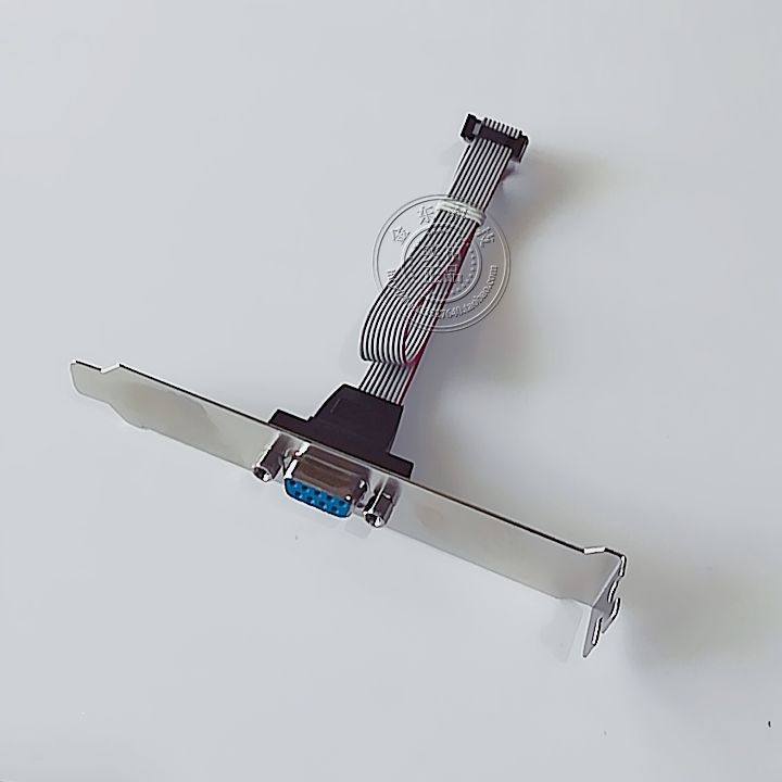 主板COM串口挡板线9DB针挡板线母头 串口线母头DB9孔挡板线