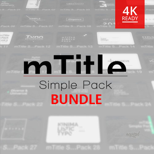 简约优雅文字标题字幕动画FCPX字幕插件 mTitle Simple Pack 合辑 此合辑包含3套件，共80枚文字标题动画，简约优雅时尚的设计风格，适用性广泛；为您的后期剪辑制作带来高效的回报，更赢得客户的赞誉！ 可自定义修改文字、位置、颜色、字距、字体等，动画入和动画出；支持4K