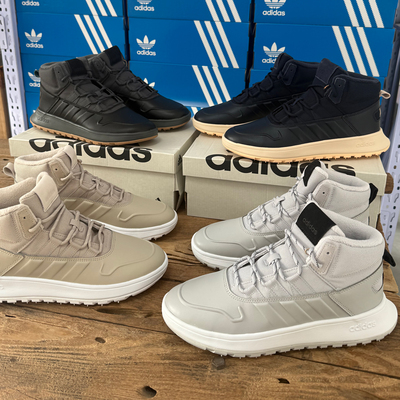 Adidas男女款冬季加绒防滑板鞋