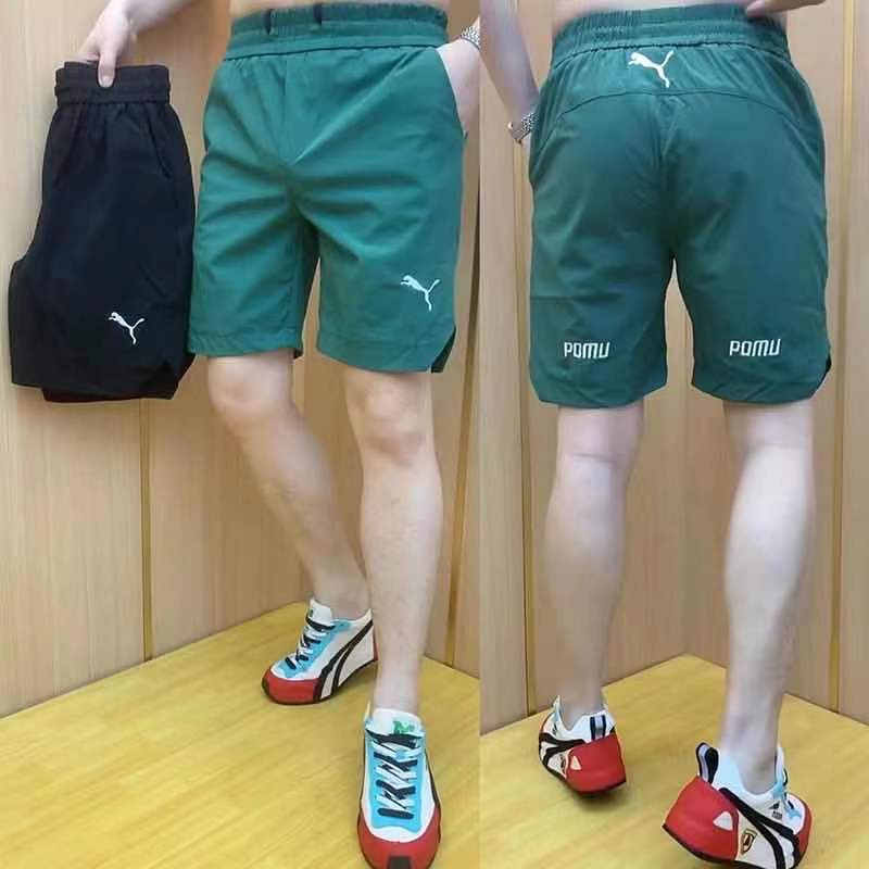 男士短裤宽松印花潮休闲五分裤2025夏季运动速干沙滩裤透气大裤衩