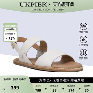 clarks其乐女鞋夏季款平底休闲凉鞋沙滩鞋Karsea Strap