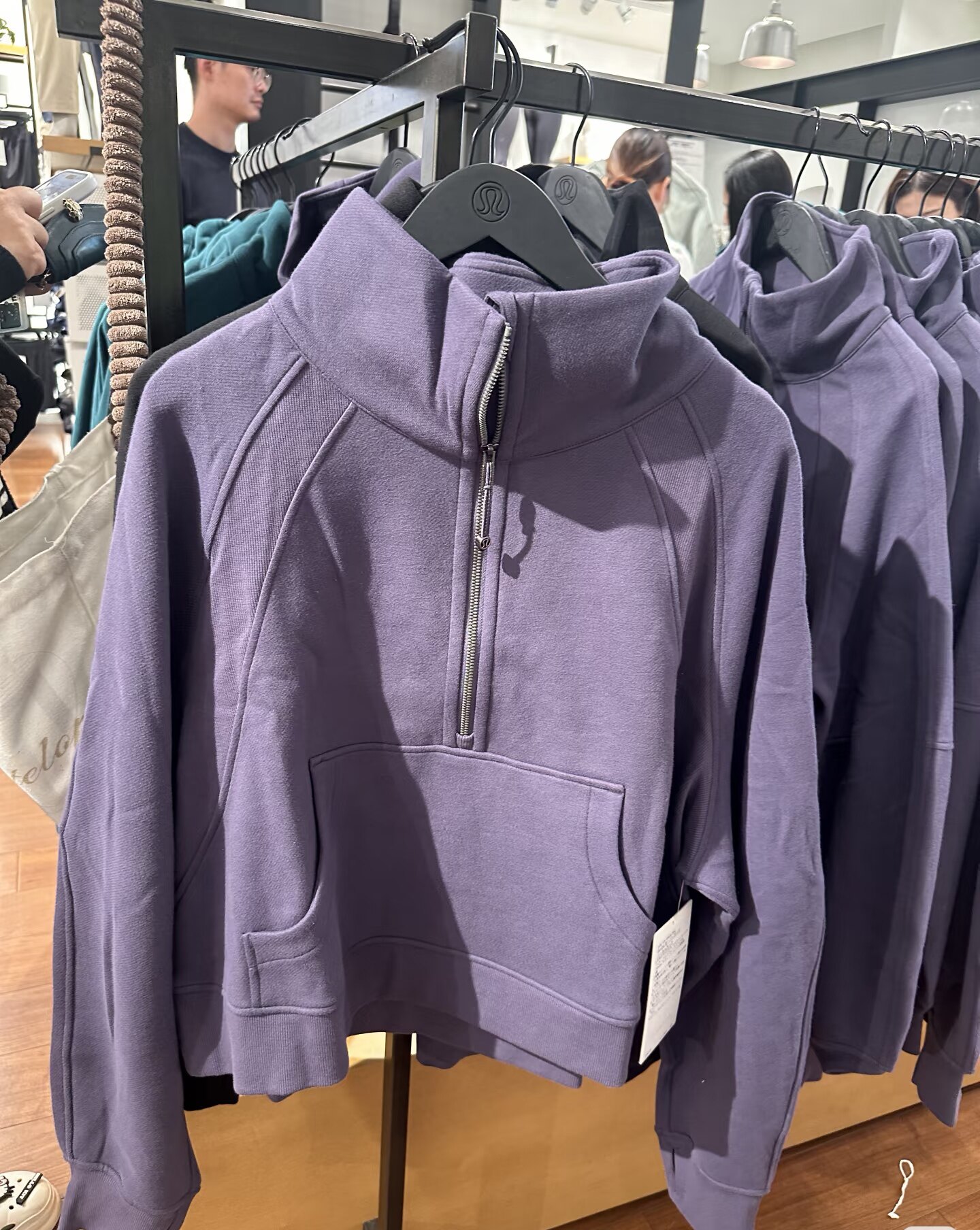 lulu Scuba Oversized Funnel-Neck Half Zip 女士卫衣