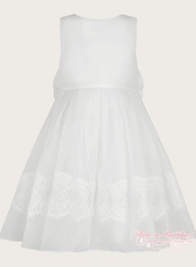 特价！【国内现货】Monsoon 女童女孩白色公主裙礼服裙连衣裙