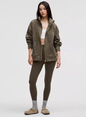 lululemon SCUBA Tumbled Fleece 拉绒全拉链立领卫衣