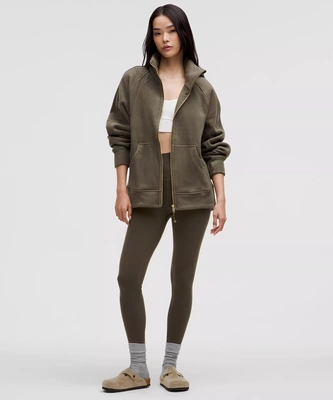 lululemon SCUBA Tumbled Fleece 拉绒全拉链立领卫衣