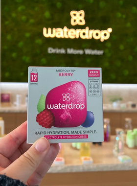 【国内现货】waterdrop 澳网水杯德约联名款