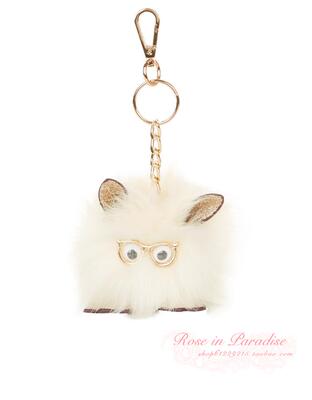 正品搞怪眼睛眼镜毛绒包挂