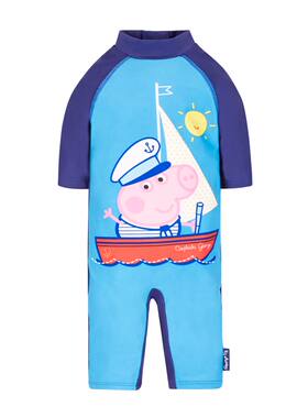 现货！Mothercare正品peppa pig乔治George防晒连体游泳衣