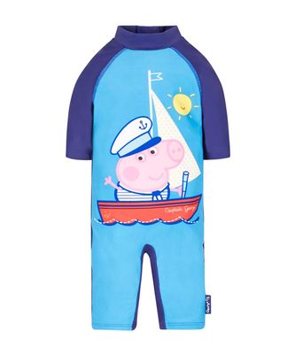现货！Mothercare正品peppa pig乔治George防晒连体游泳衣