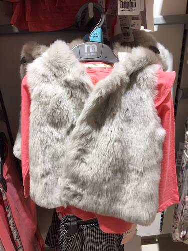 现货！mothercare灰色连帽连帽